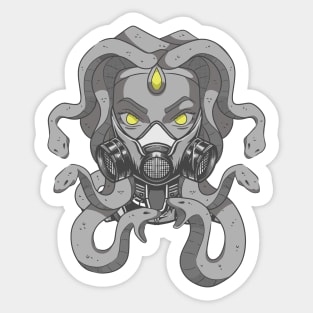 Cyber Medusa Sticker